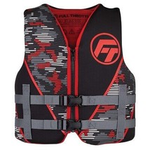 Full Throttle Youth Rapid-Dry Life Jacket - Red/Black - £43.89 GBP
