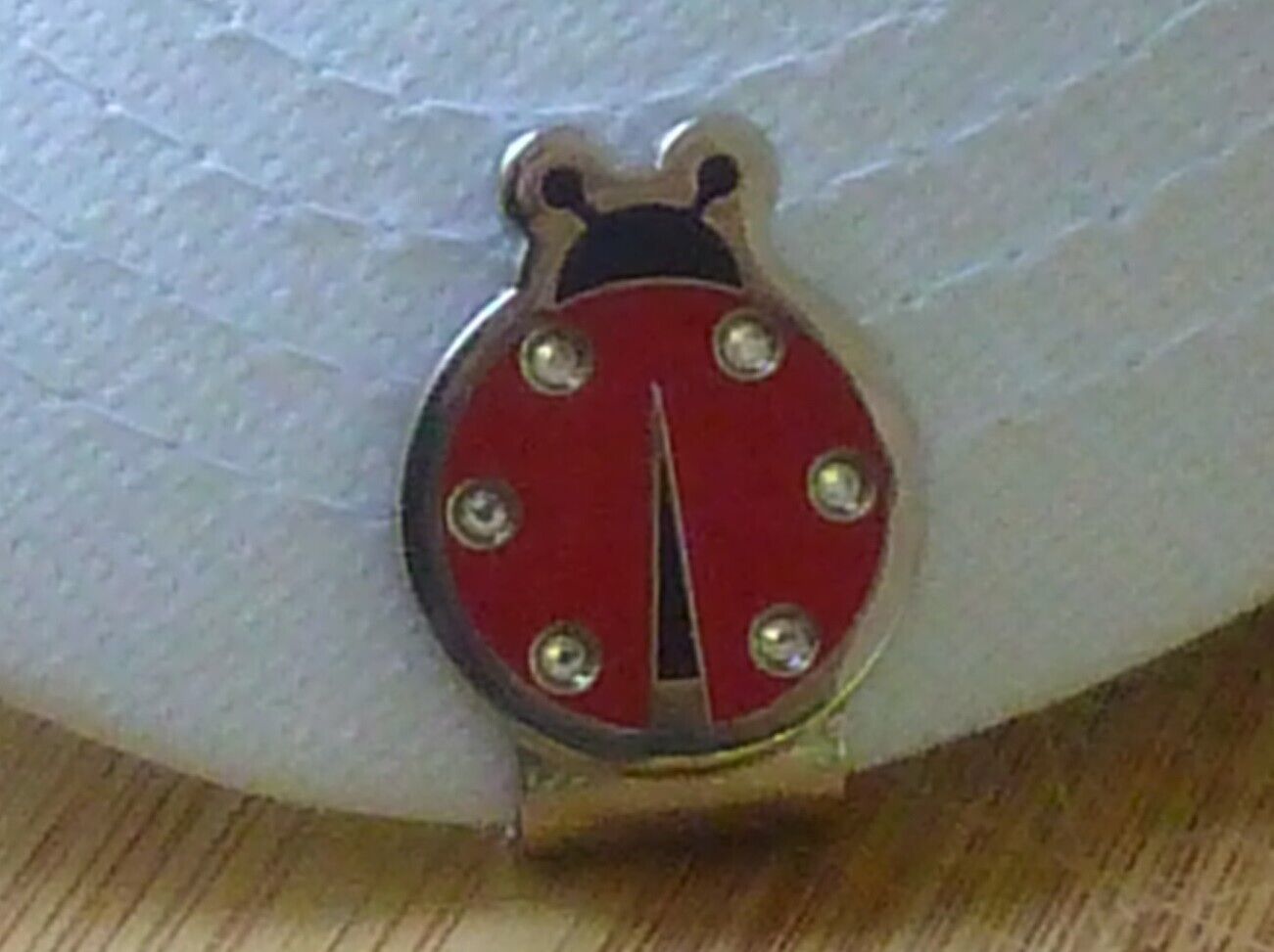 Kate Lord Lady Bug Hat Clip Magnet Embedded for Any Club Ball Marker - B... - $14.80
