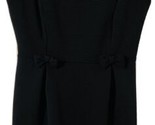 Lauren Conrad Womens Size 8 Little Black Dress Scoop Neck Sleeveless Bow... - $12.28
