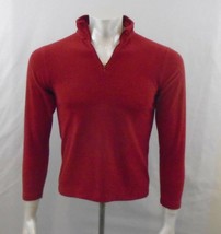 C.F.K Basics Boys Red Long Sleeve 1/4 Zip Fleece Pullover Sweater Size 12  - $11.87