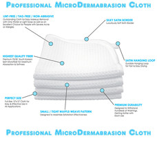 MicroDermabrasion Cloth Erases WRINKLES - SCARS- Anti-Aging- Anti Acne Treatment - £9.28 GBP