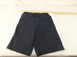 Adult Men&#39;s Nike Blue White Swimming Trunks Lined Striped Elastic Waist ... - $10.52