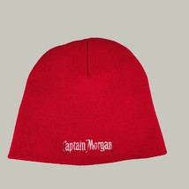Beanie Hat Red Embroidered 8&quot; Tall OS - £7.17 GBP