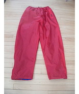 Stearns Drywear Snow Pants Size XL Zip Leg Color Red - £10.97 GBP