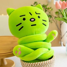 Oll plush stuffed satchel cute kitten funny anxiety expression bag mobile phone storage thumb200