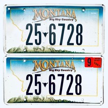 2007 United States Montana Madison County Passenger License Plate 25 6728 - £19.87 GBP