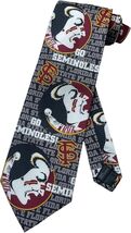 Ralph Marlin Vintage Mens Florida Necktie | One Size Neck Tie, Black - $10.84