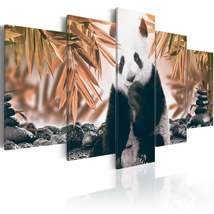 Tiptophomedecor Stretched Canvas Animal Art - Thoughtful Panda - Stretched &amp; Fra - £73.06 GBP+