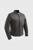 Men&#39;s Fashion Jacket Biker MCJ Espresso Rider Motorcycle Leather Jacket ... - £203.75 GBP