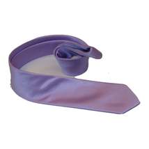 Mens Tie ZENIO By Stacy Adams Slim Narrow Twill Woven Soft Silky Z22 Lavender image 5
