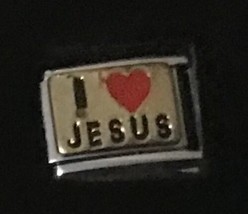 I Red Heart Jesus Wholesale Italian CHARM Enamel Link 9MM K2023 J1 - £11.21 GBP