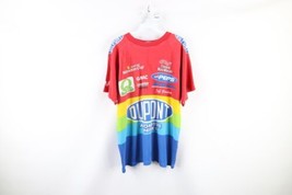 Vtg 90s NASCAR Mens Large Distressed Spell Out Jeff Gordon Racing T-Shirt USA - $98.95