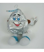 NWT Vintage 1999 Silver Hershey Kiss Candy 7&quot; Soft Plush Stuffed Doll - $14.84