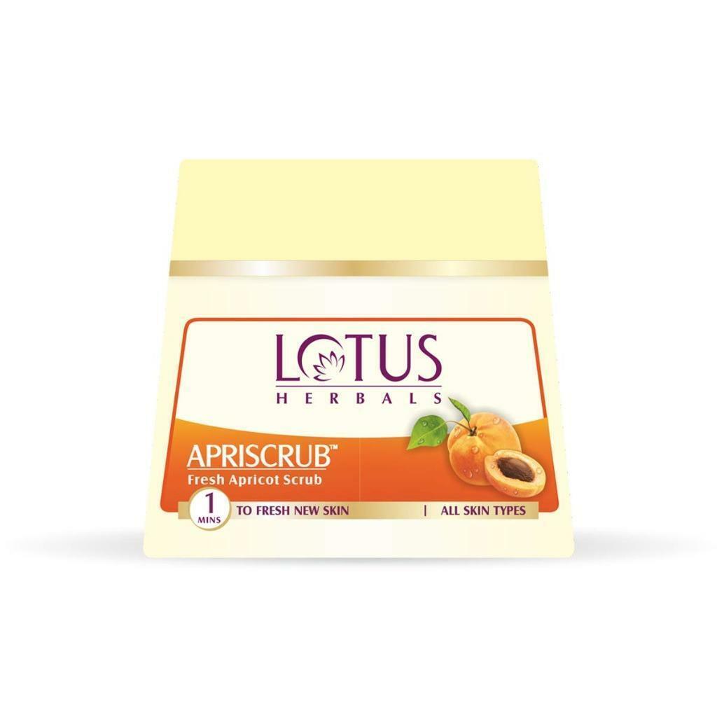 Lotus Herbals Apriscrub Fresh Apricot Exfoliating 300 GM Face Skin Body Care-... - $24.73