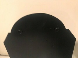 Mail Organizer with hooks in Black metal image 4