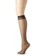 (6) 2~packs Total No Nonsense Women&#39;s Knee High Pantyhose w/ Sheer Toe O... - $16.33