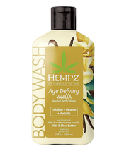 Hempz Age Defying Vanilla Herbal Body Wash, 17 Oz. - £15.64 GBP