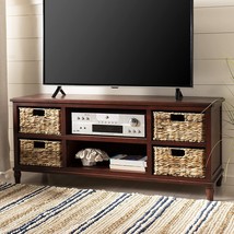 Cherry Safavieh Home Collection Rooney Entertainment Tv Unit. - £220.06 GBP