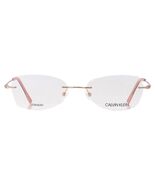 NEW CALVIN KLEIN CK 533-2 780 Rose Gold TITANIUM Eyeglasses 53mm with CK... - $138.55