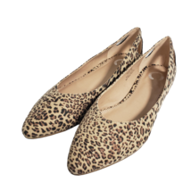 Journee Collection Womens Devon Leopard Cut Out Pointed Toe Flat Shoes S... - £39.95 GBP