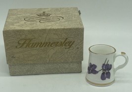 Vintage Hammersley Bone China Victorian Violets Miniature Tankard, Boxed... - $11.29