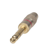 Pro Stereo Plug 6.5mm (Gold) - Red - £13.76 GBP