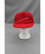 Vintage Corduroy Trucker Hat - Raspberries Script - Adult Snapback - $39.00