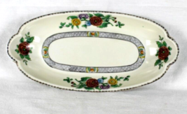 NORITAKE Morimura (Red Mark) Celery Dish Antique, Handpainted, Made in Japan - $25.82