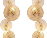 HOSSEE Bedroom Sconces Set of 2, Gold Wall Sconce - £97.08 GBP