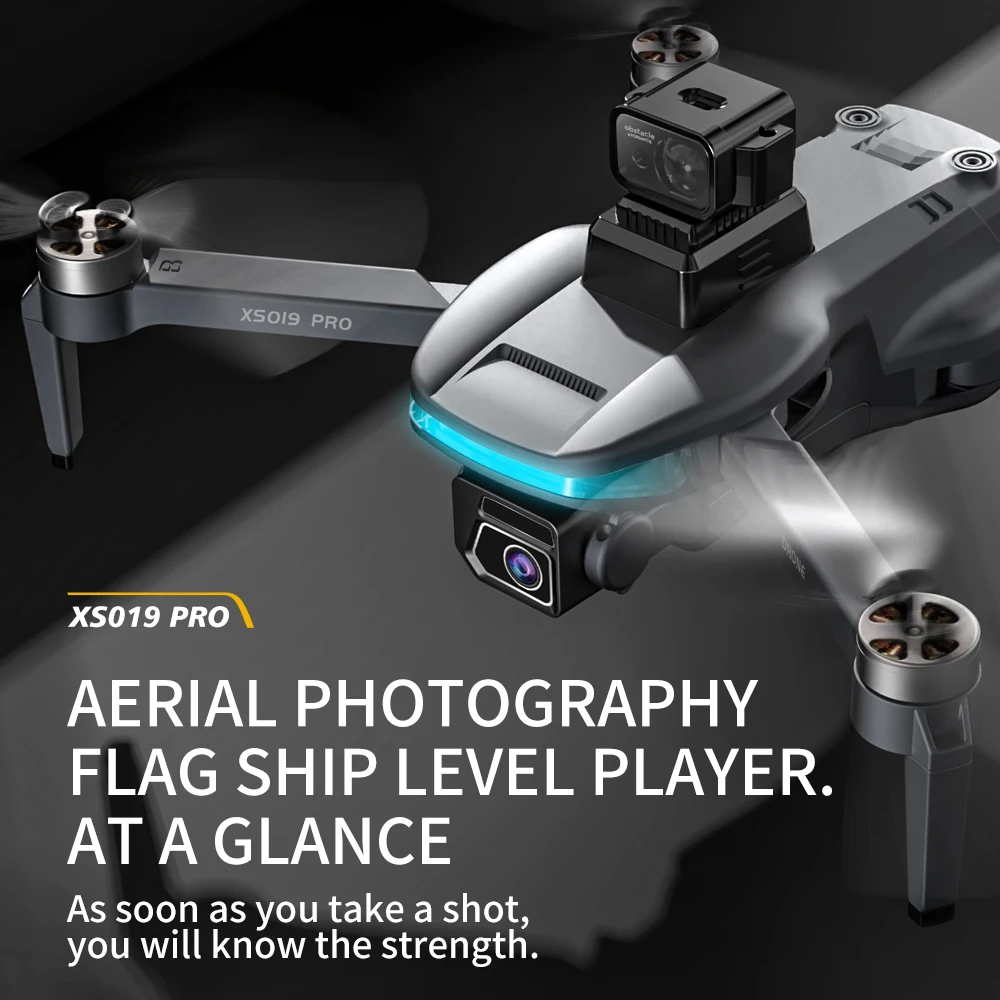 KBDFA XS019 Pro Drone 6K Professional HD Dual Camera RC Helicopter Las - £170.14 GBP+