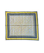 Womens Scarf Yellow Gray White Small Flowers 20” X 23” - $203.96 MXN