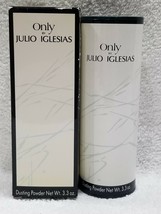 Julio Iglesias ONLY Dusting Powder Talc After-Bath Luxury Fragrance 3.3 oz New - £72.12 GBP