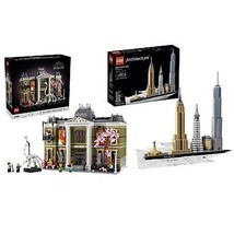 Lego Sets Architecture For Adults Natural History Museum 10326 &amp; New York 21028 - £336.79 GBP