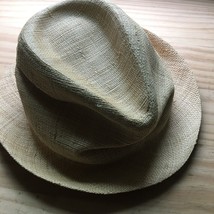 Kathy Jeanne Men&#39;s Sun Straw Hat - Bucket - Beige Size M - £5.46 GBP