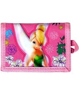 Tinkerbell Trifold Wallet Pink Coin Purse - £9.56 GBP