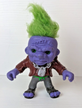 Battle Trolls Hasbro Figure Frankenstein 1992 Vintage Doll Toy Green Purple - $9.89