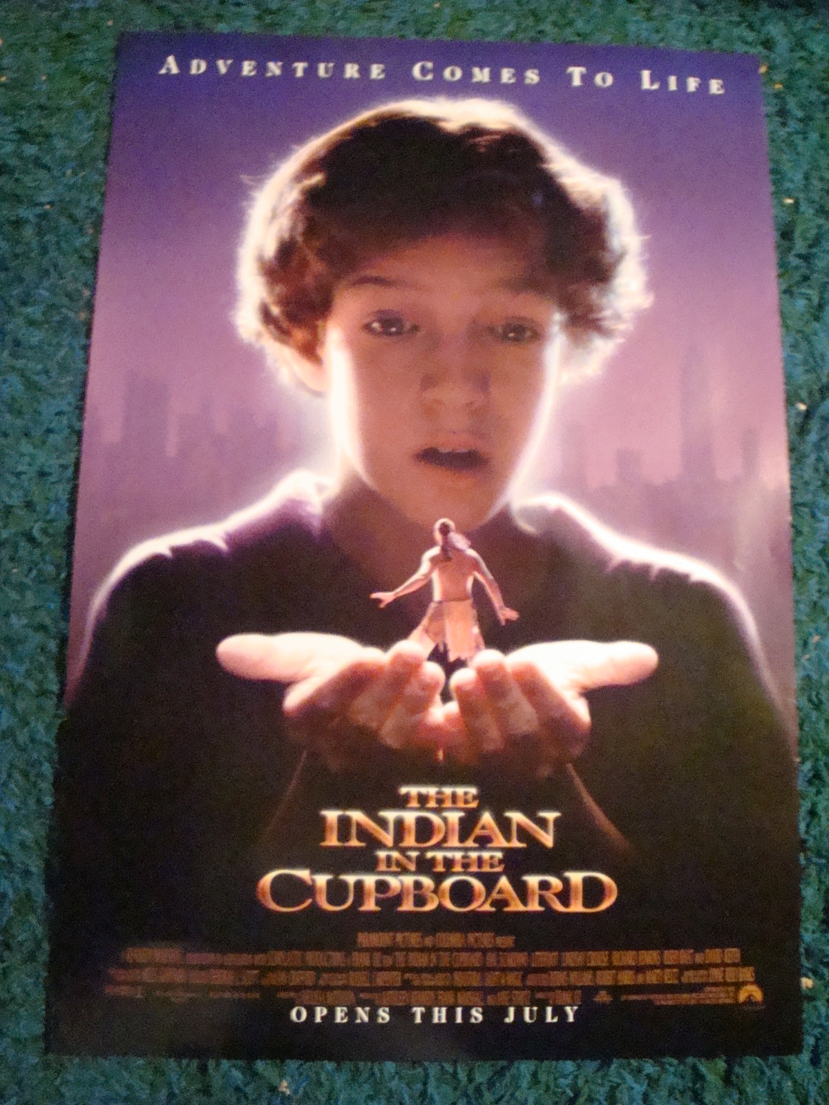 THE INDIAN IN THE CUPBOARD - MOVIE POSTER WITH HAL SCARDINO - $20.00