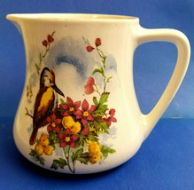 Lancaster Hanly England Vintage Creamer English Ware Bird Flowers Design - £19.89 GBP