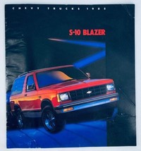 1985 Chevrolet S-10 Blazer Dealer Showroom Sales Brochure Guide Catalog - $9.45