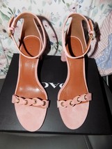 *COACH* G2058 Peony (Pink) Suede Sandal Heel (Size 10) *NEW w/Box* (MFSRP $250) - £116.70 GBP