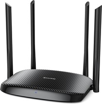 Home Ac1200 Gigabit Dual Band Computer Routers For Wireless Internet, Lo... - £36.66 GBP