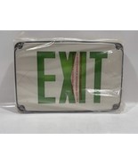 Exitronix GVEX-WP-1-LB-WH – Outdoor LED Exit Sign, Single Face, Green Le... - $189.00