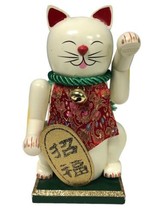 2014 Lucky Cat Nutcracker Christmas Japanese Maneki-Neko World Market - £31.14 GBP