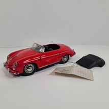 Franklin Mint Precision Models 1955 Porsche 356 Speedster Red 1/24 LOOSE - $2,785.31 MXN
