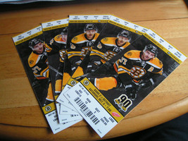 NHL Boston Bruins 2013-14 (90th Anniversary) Full Ticket Stubs Lot TD Garden - £3.15 GBP