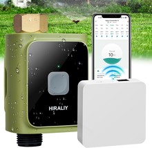 Hiraliy Wifi Water Timer, Smart Hose Timer With Wifi Hub,, Ip65 Waterproof - $44.99