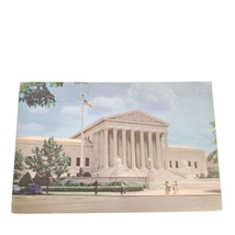 Postcard United States Supreme Court Near US Capitol Washington DC Chrom... - $7.12