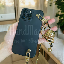 Little Golden Ball Crossbody Long Chain Case For Samsung S21 22 23 24 Pl... - $32.00