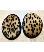 Ear Mitts Fleece Leopard Print One Size fits Most Snap On Toasty Ears wi... - $345.98 MXN