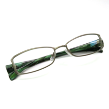 Kio Yamato Eyeglasses Frame KT-266 53-18-140 Green Topaz Slim Temples - $258.08